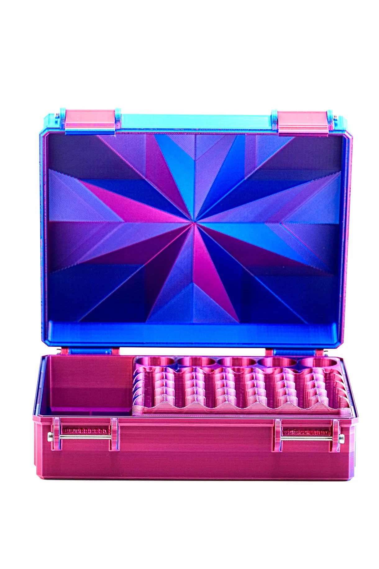 Large Combo Vial Case – 35-Slot 3ml & 10-Slot 10ml Organizer for Peptides