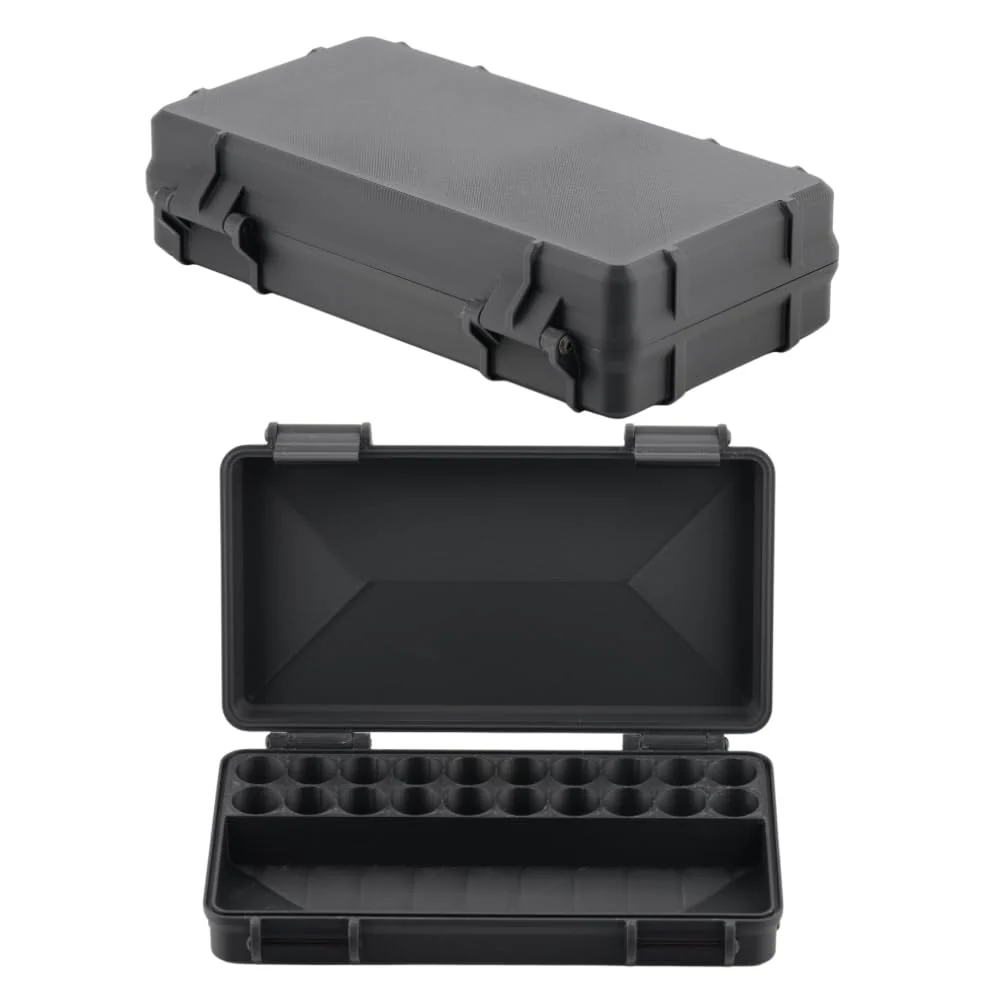 20-Slot 3ml Vial Case with Syringe & Alcohol Pad Storage – GLP-1 & Peptide Organizer