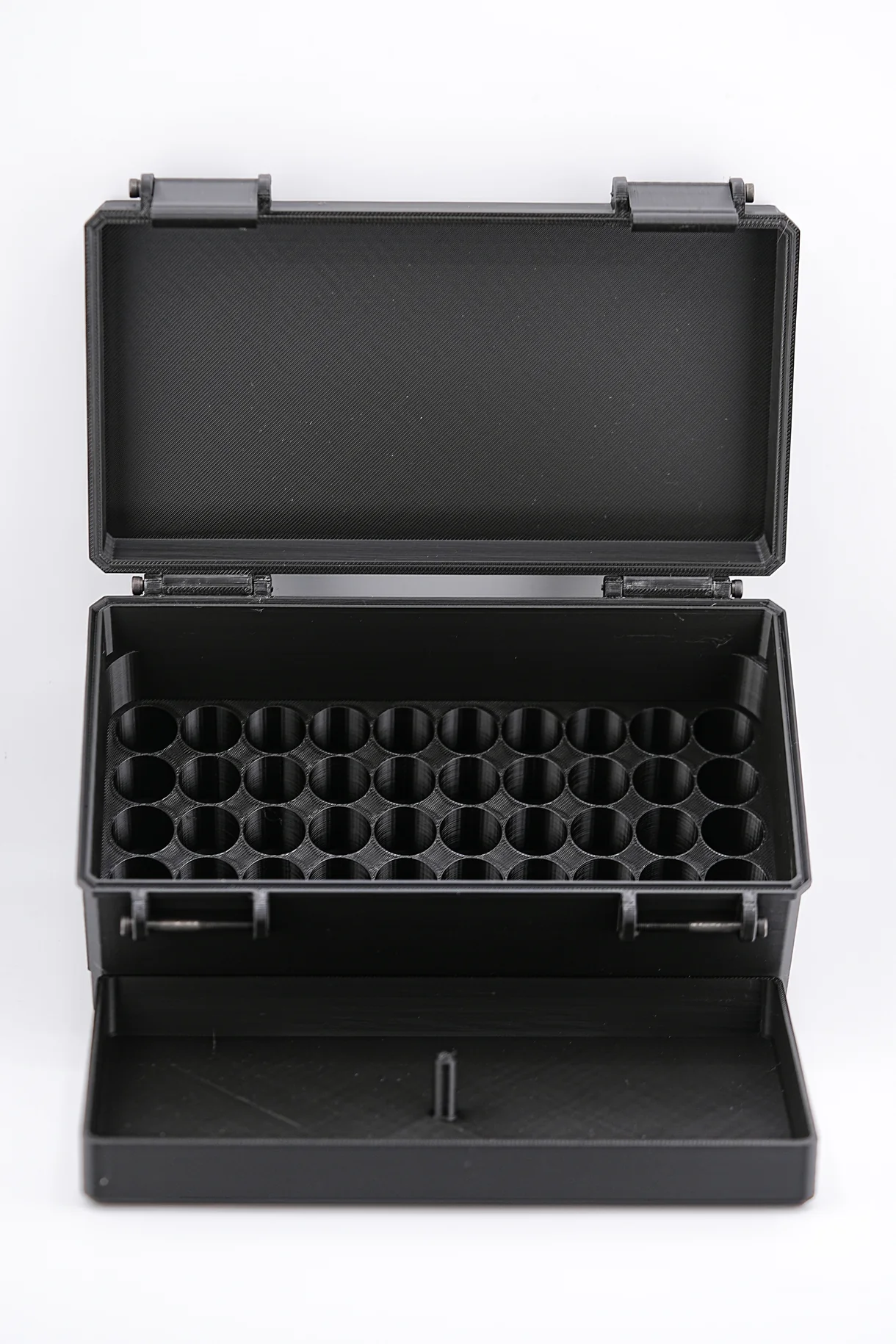 Modular Peptide Case — Fits 50×3ml Vials + Tray (Up to 100 Slots)