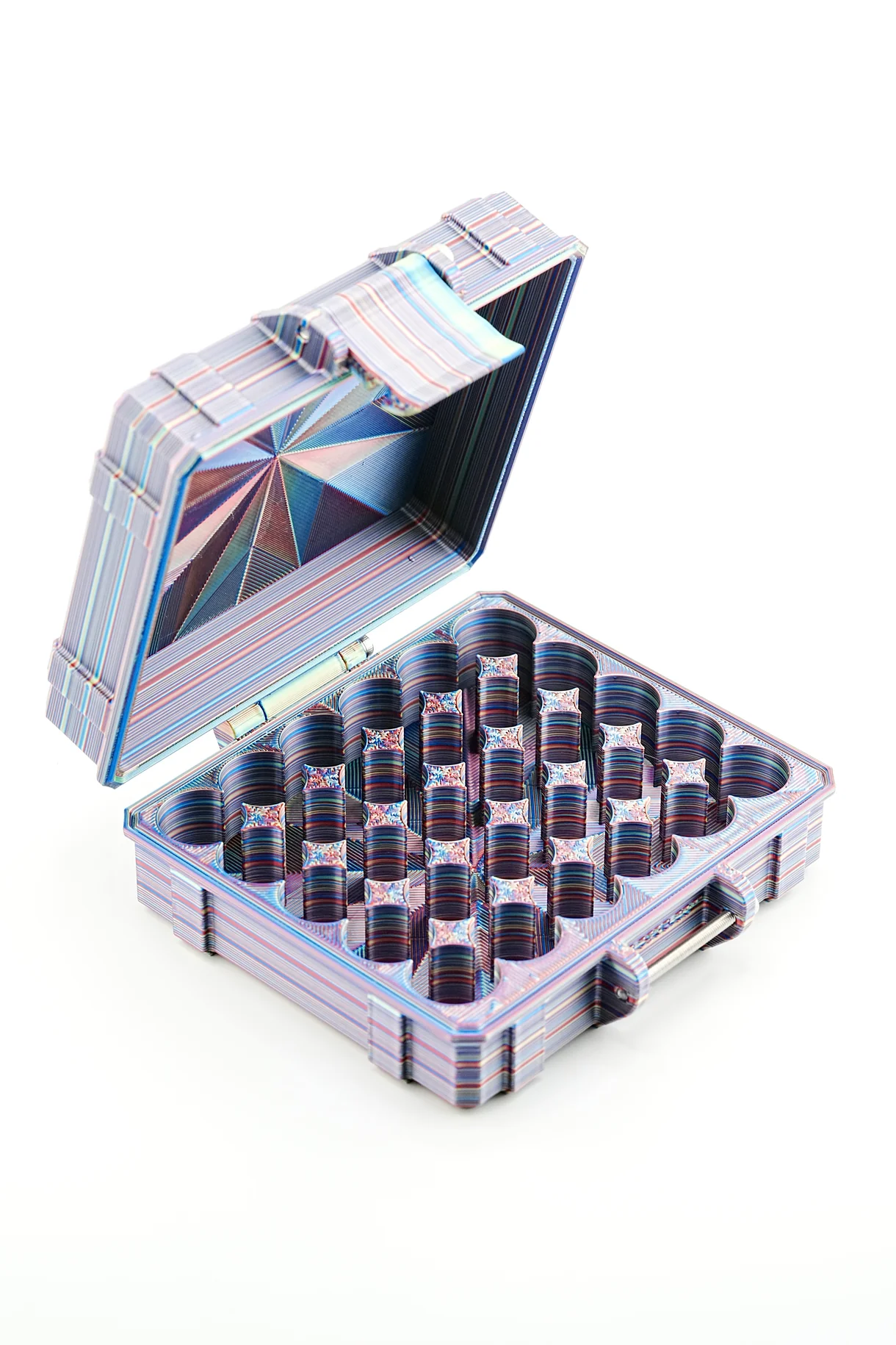 30-Slot 3ml Vial Case | Large GLP-1 & Peptide Organizer