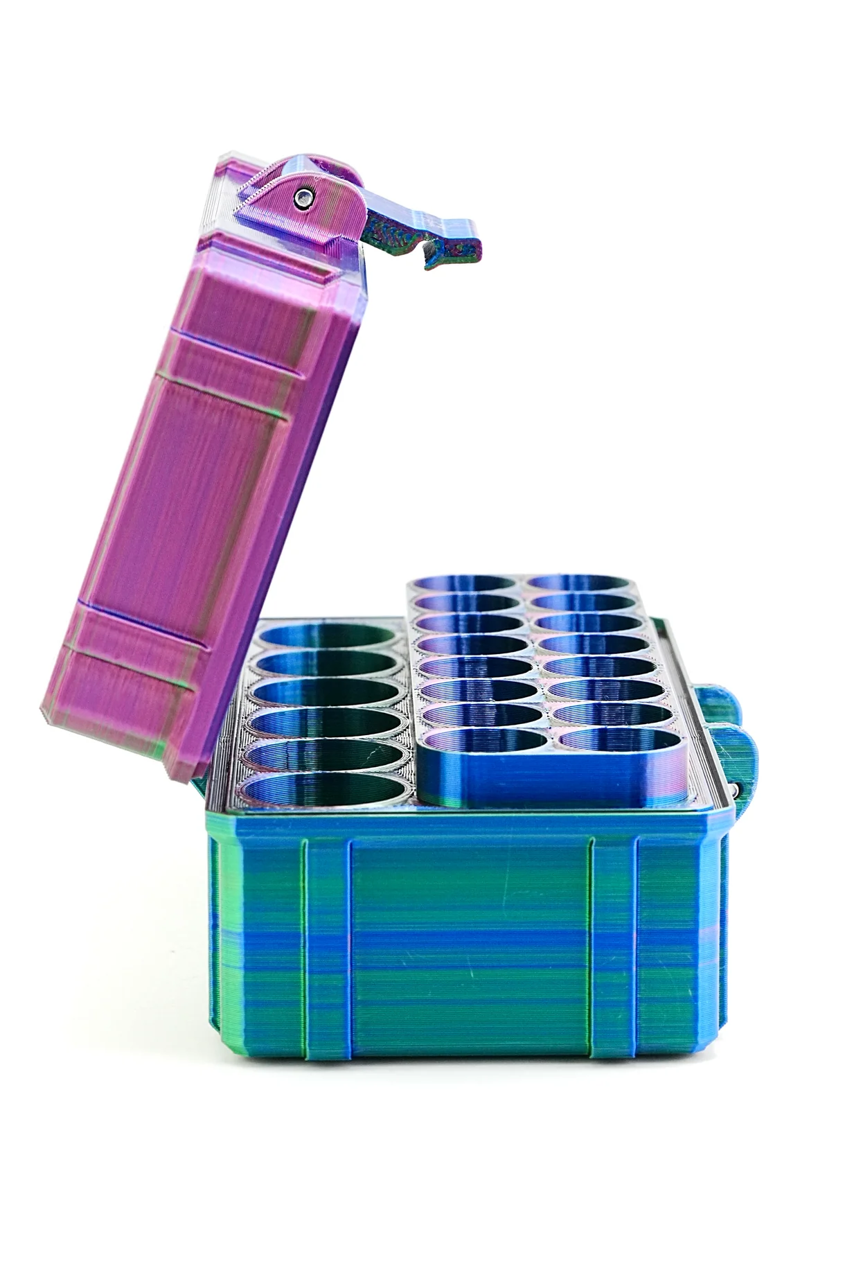 Mixed Vial Case | 16-Slot 3ml + 6-Slot 10ml Organizer for GLP-1 & Peptides