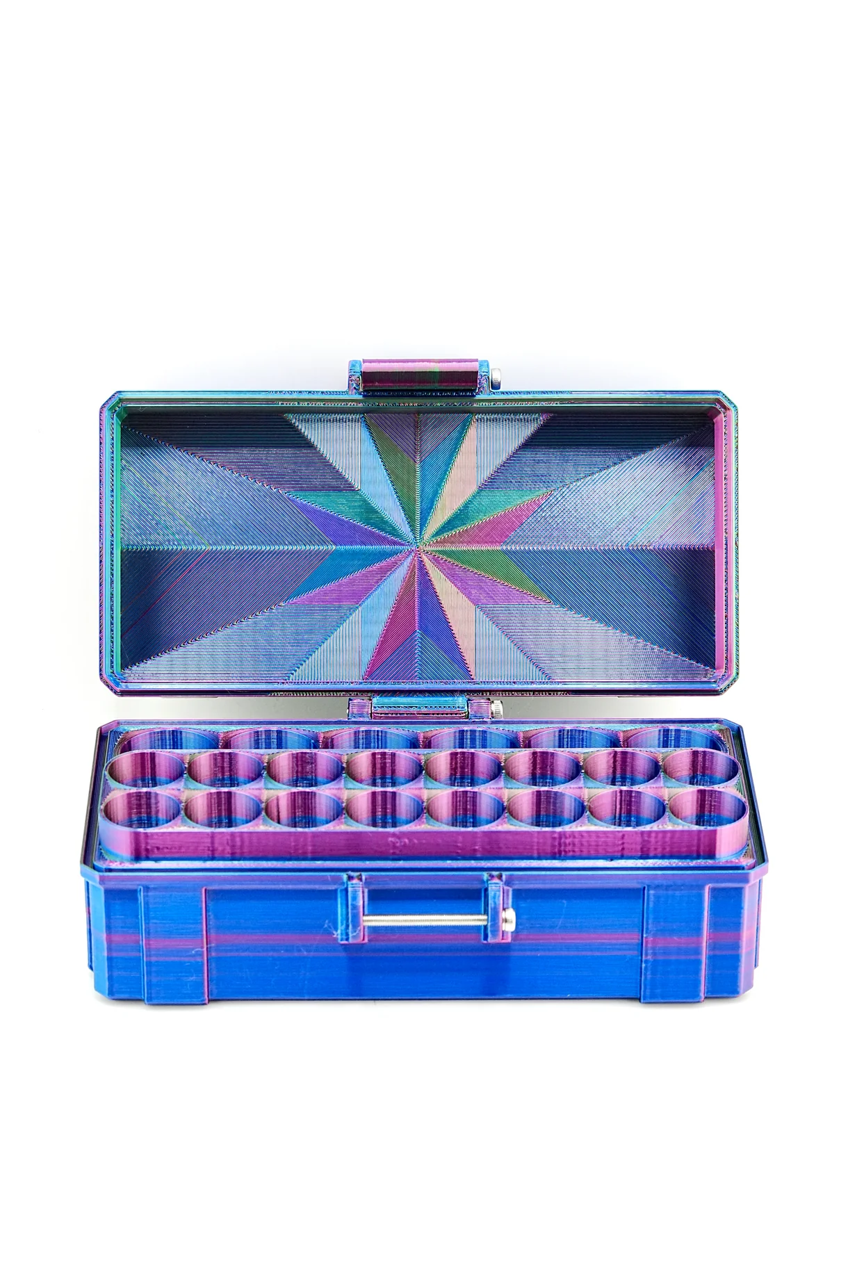 Mixed Vial Case | 16-Slot 3ml + 6-Slot 10ml Organizer for GLP-1 & Peptides