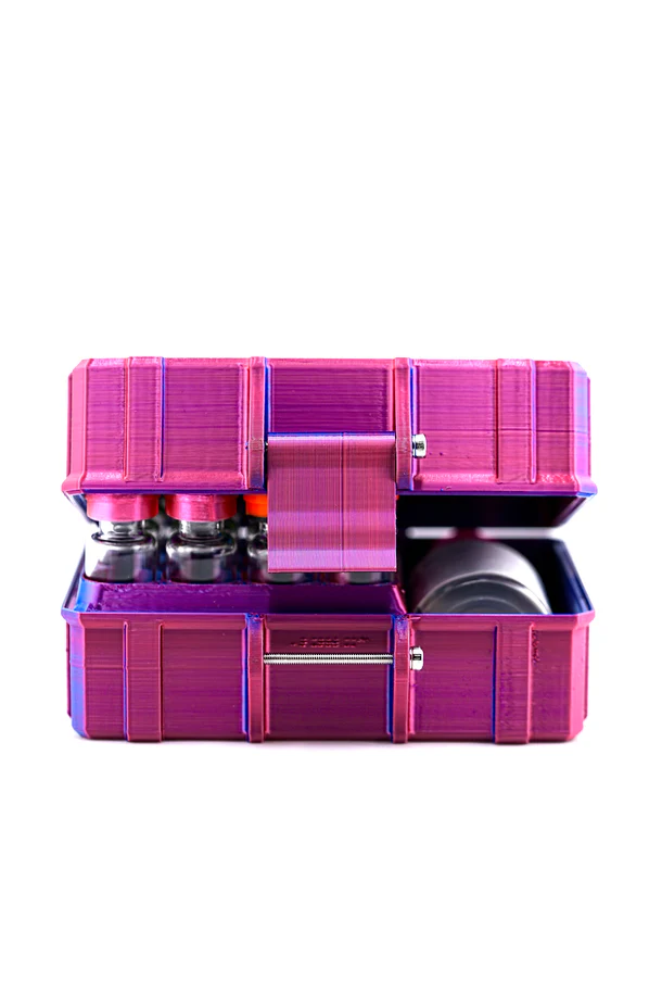 Mixed Vial Case | 12-Slot 3ml + 3-Slot 10ml + BAC | GLP-1 Peptide Organizer