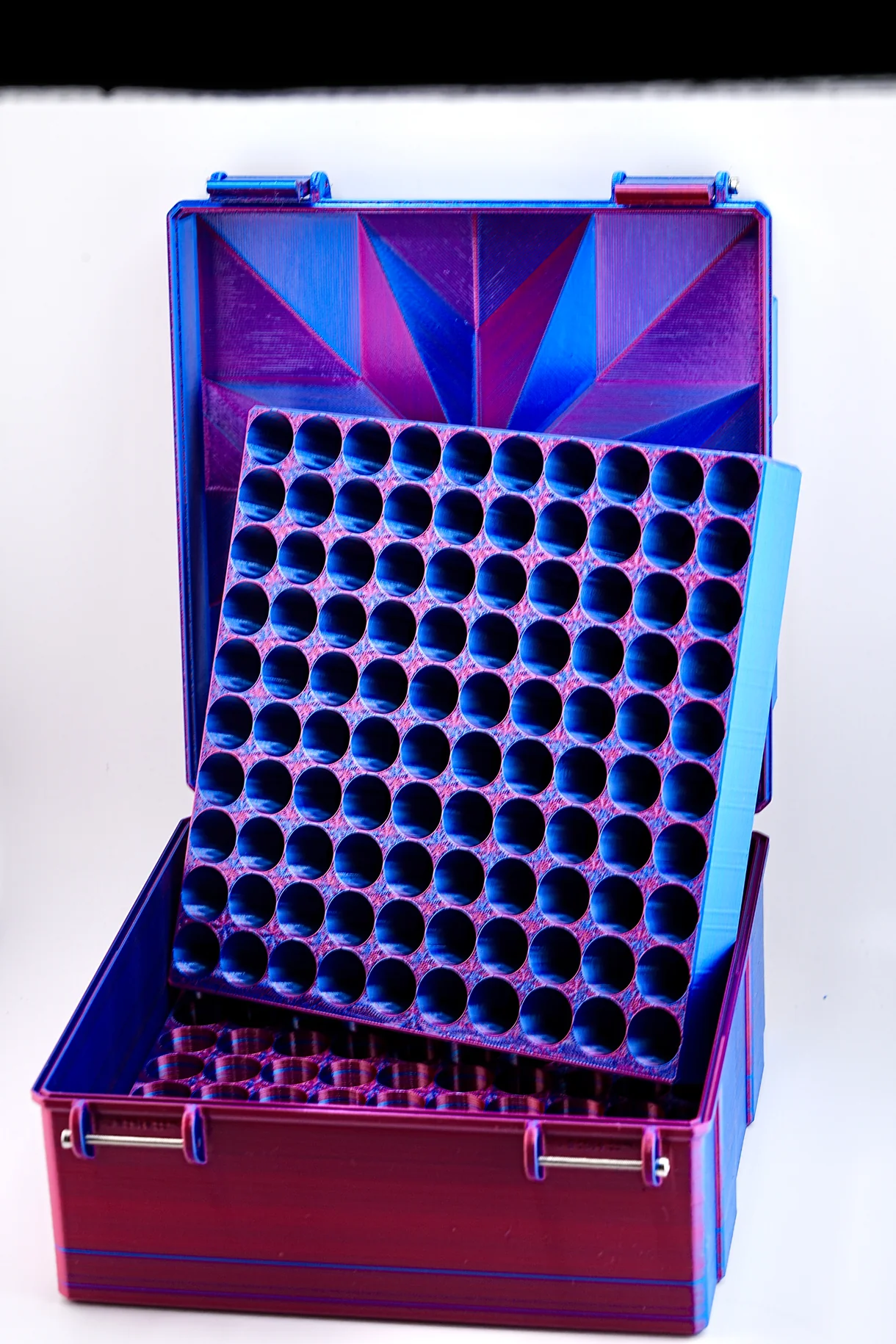 200-Slot 3ml Vial Case | Jumbo Clinic Storage | GLP-1 Peptide Organizer