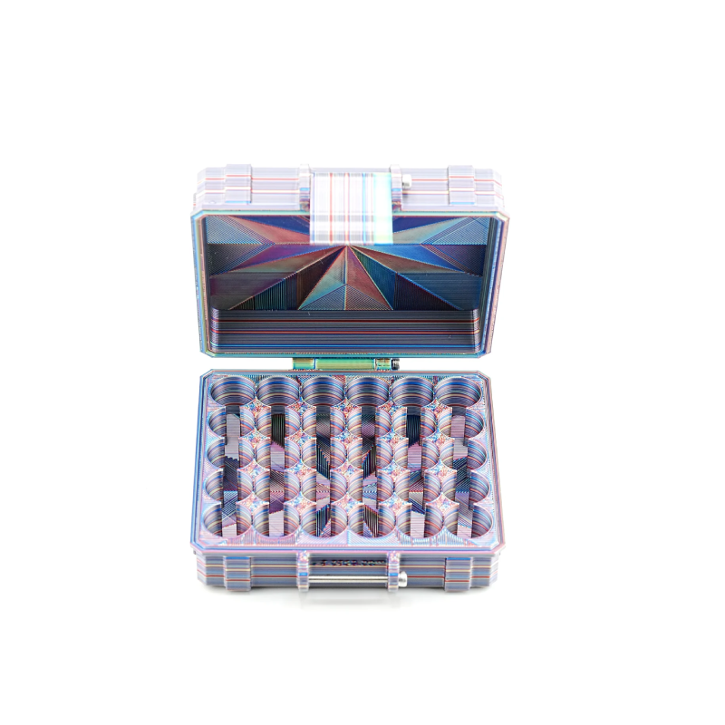 30-Slot 3ml Vial Case | Large GLP-1 & Peptide Organizer