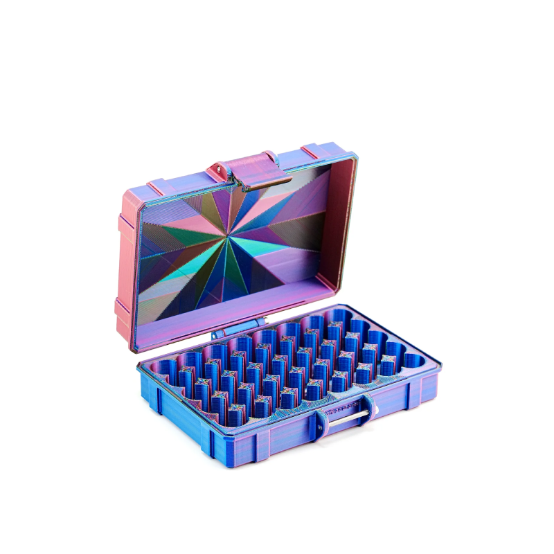 40-Slot 3 ml Vial Case | Large Organizer | Organizer for GLP-1, Peptides, Research