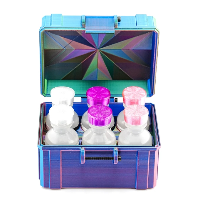 6-slot 30ml BAC Vial Case l Organizer for GLP-1,Peptides,Research