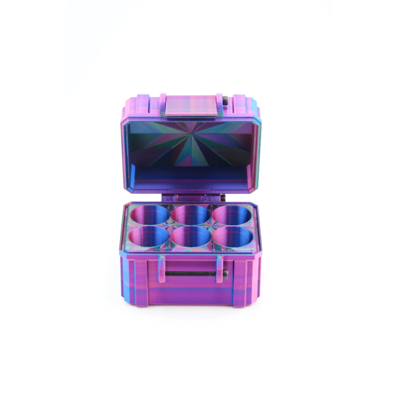 6-Slot 10 ml Vial Case | Medium Organizer | Organizer for GLP-1, Peptides, Research