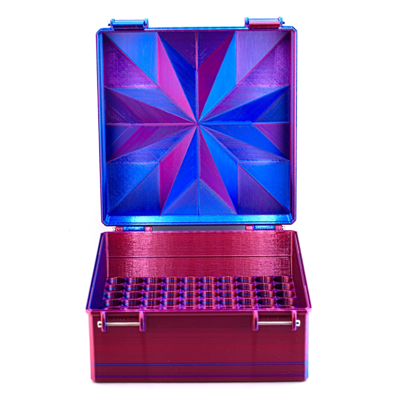 200-Slot 3ml Vial Case | Jumbo Clinic Storage | GLP-1 Peptide Organizer