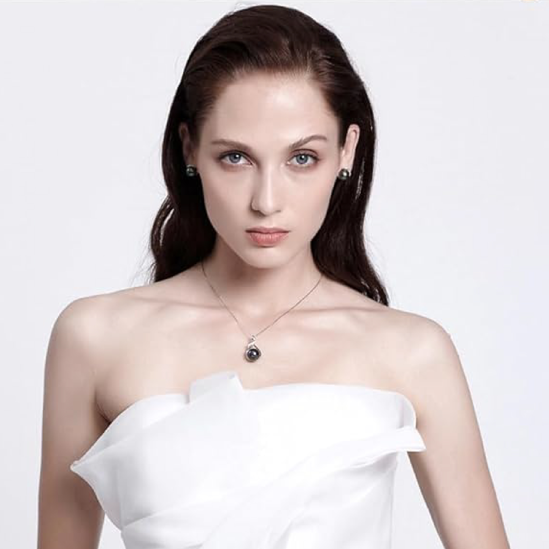 Gifts for Women Wife-Tahitian-Black-Pearl-Necklace-Gift for Wife Wedding Birthday Anniversary Jewelry-Mom Girlfriend Her Mothers Day Gifts for Mom Women Valentines Christmas Day