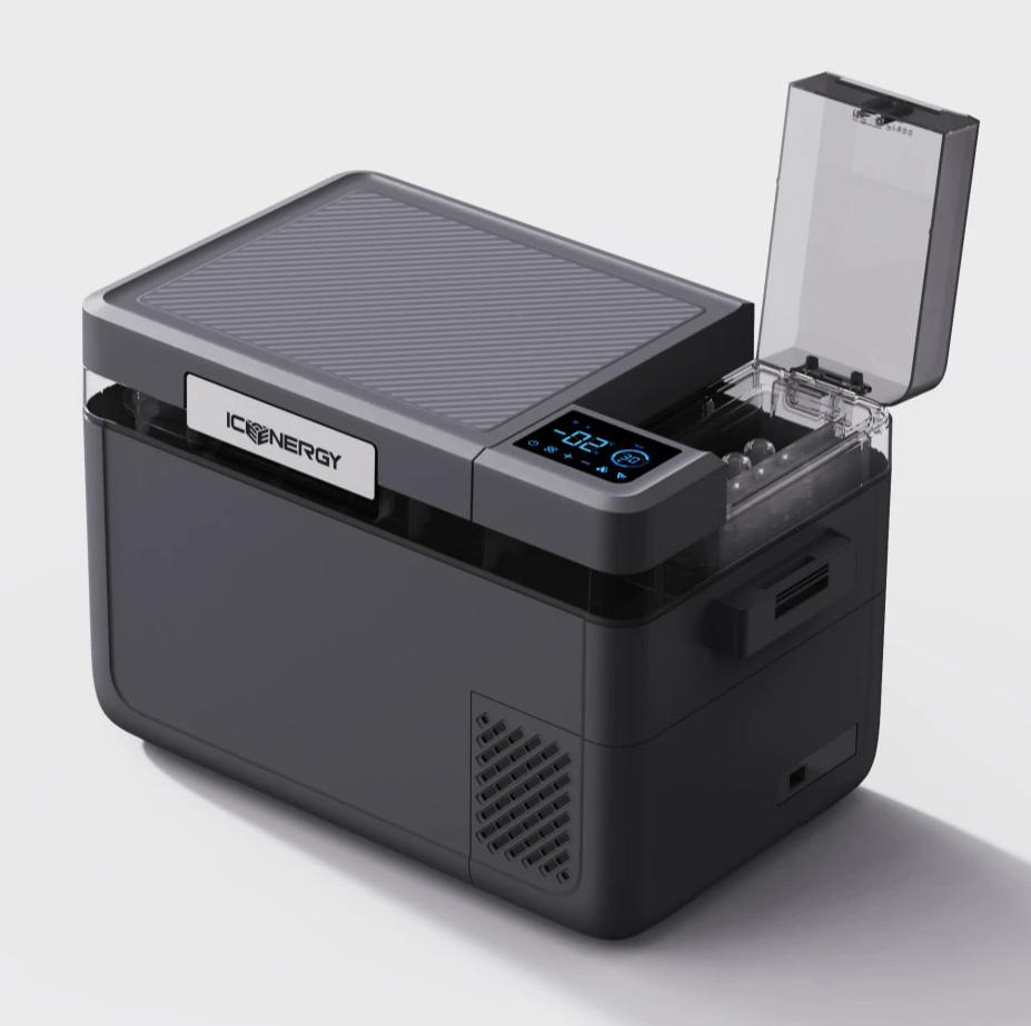 SS31-10-Ice maker and refrigerator combo, car and outdoor, 12V/24V, new energy vehicle, corporate gift, compressor mini refrigerator