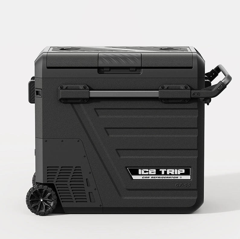 B5/T5-2025 New Cross-Border Oem Car-Mounted Refrigerator Can Be Iced 55L Double-Door Compressor Plug-In Refrigerator Customization