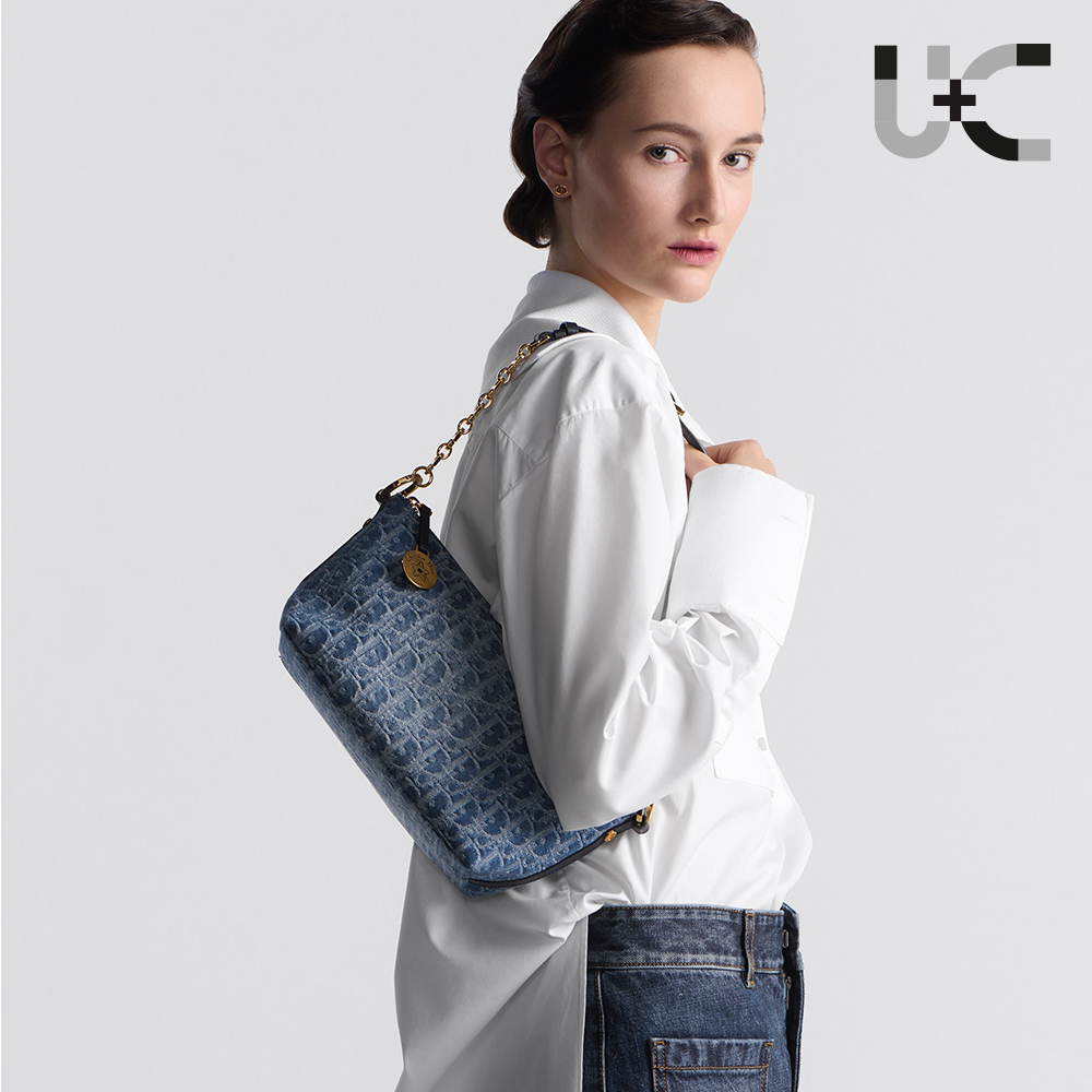 DIOR Oblique Star Hobo Denim Bag (Replica)