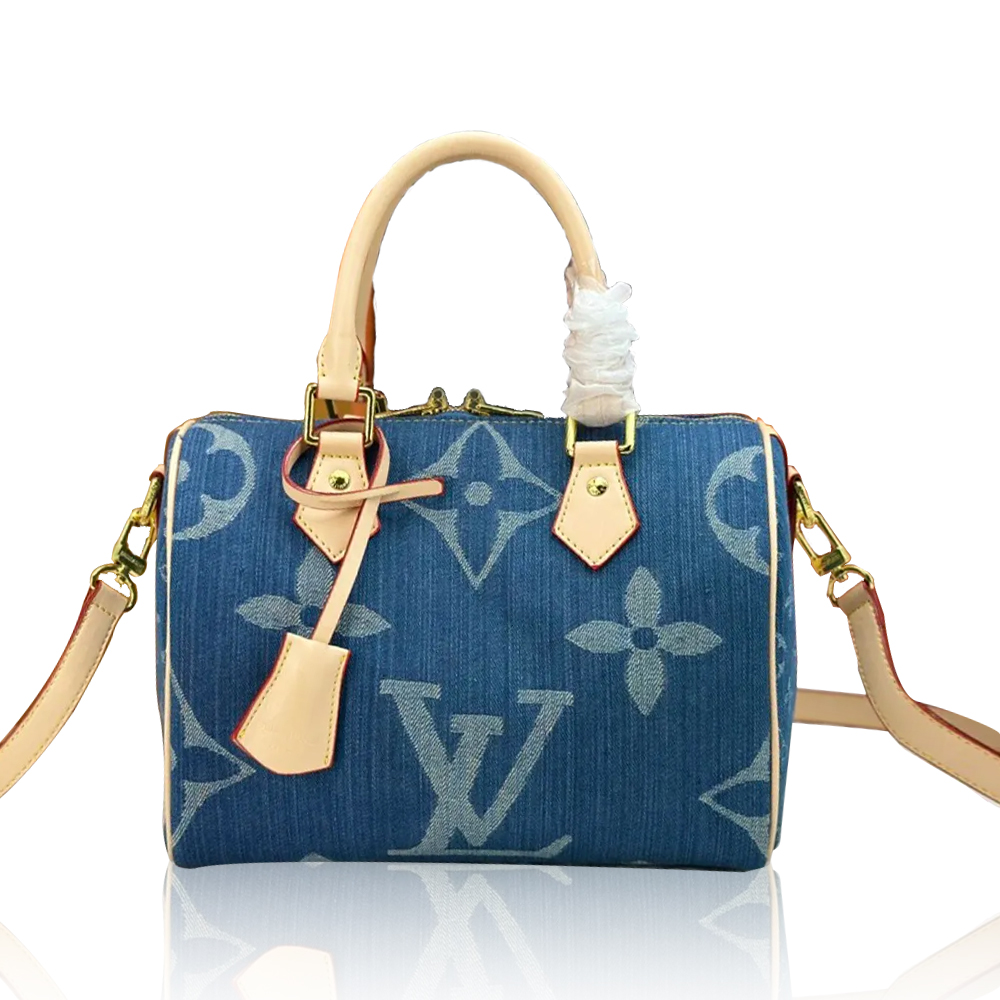Louis Vuitton Speedy Bandoulière 25 Denim Handbag Crossbody Bag （Replica）