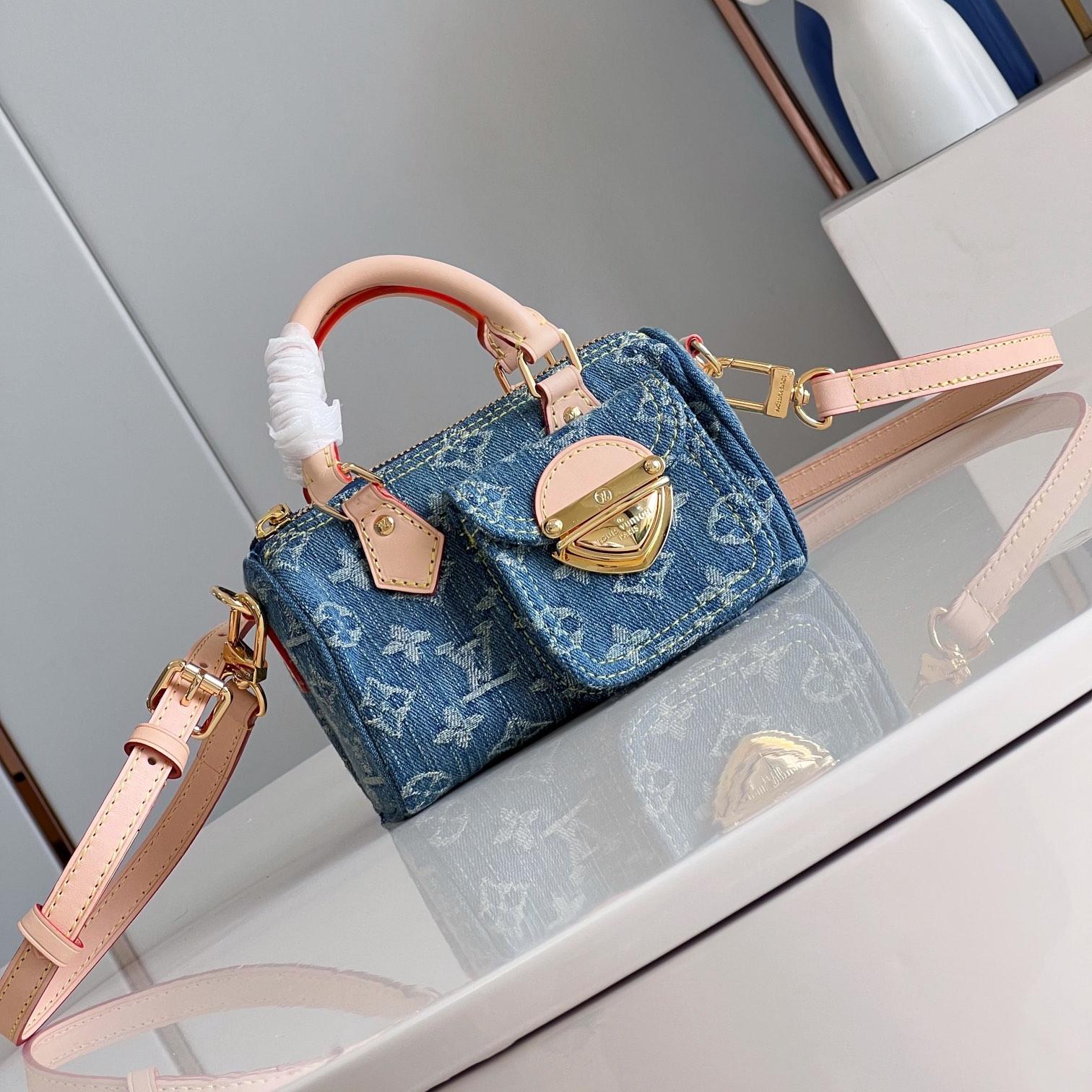 Louis Vuitton LV Nano Speedy  Hand Crossbody Bag  M82950 Top quality(Replica)