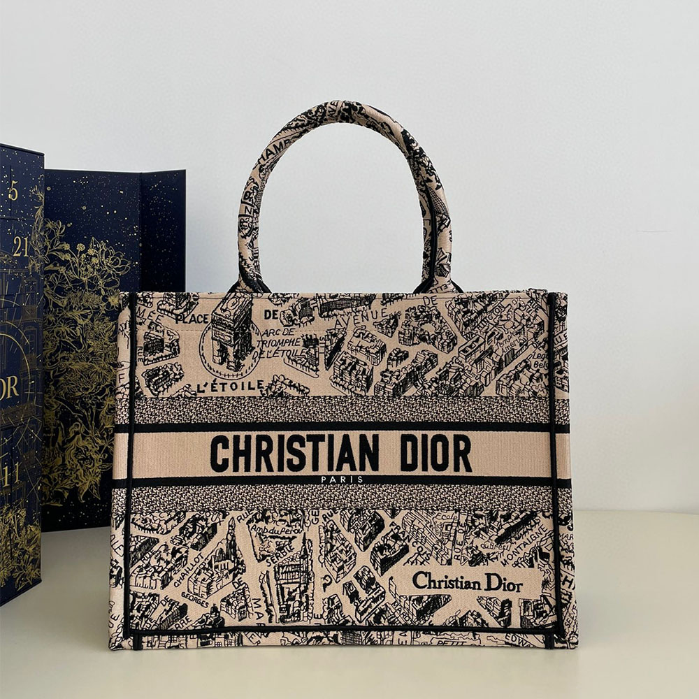 DIOR Book Tote Paris Map Bags(Replica)