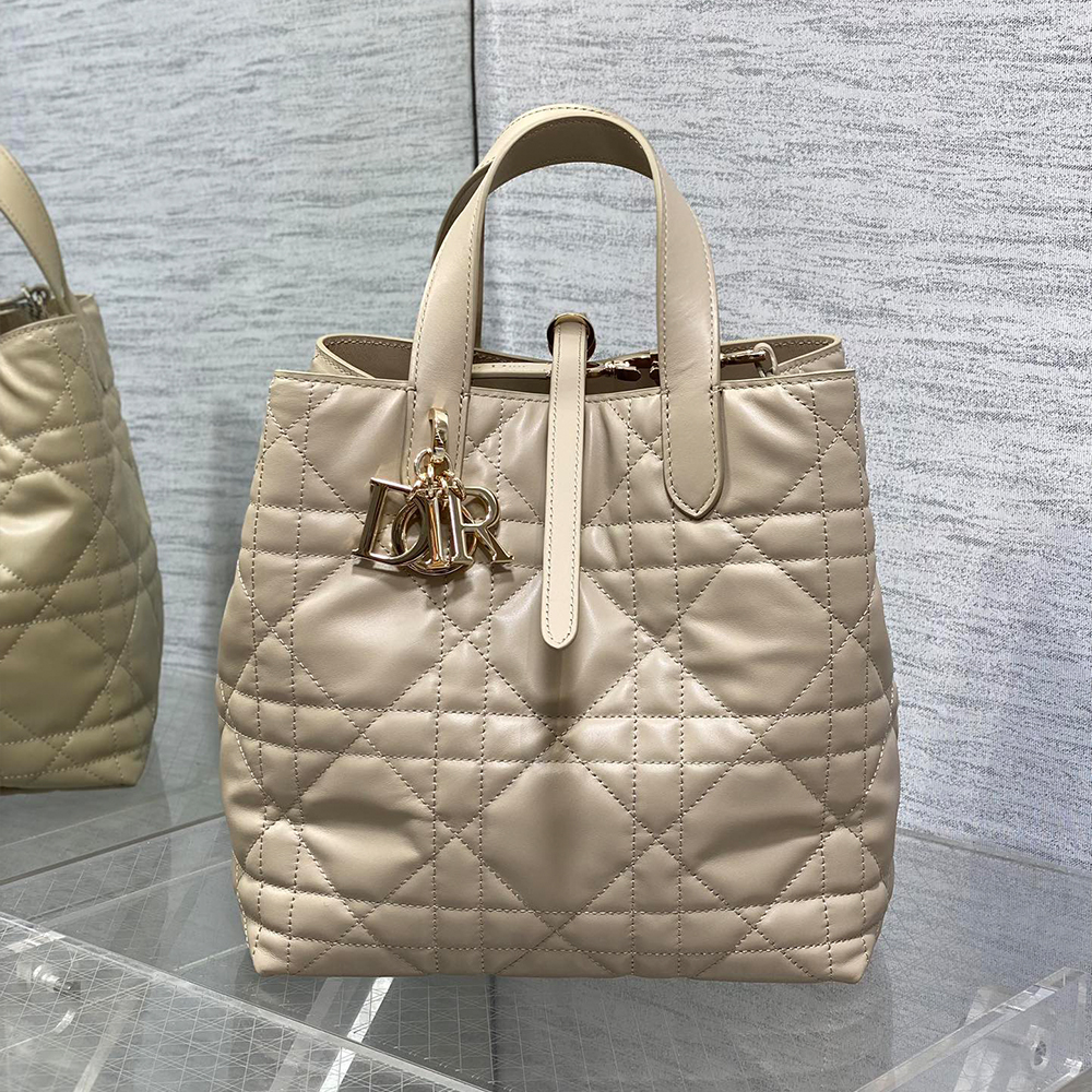 Dior Toujours Rattan pattern Tote Bag (Replica)