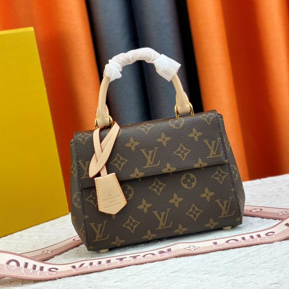 Louis Vuitton LV Cluny Leather Shoulder Crossbody Bag M46055&M46054 (Replica)