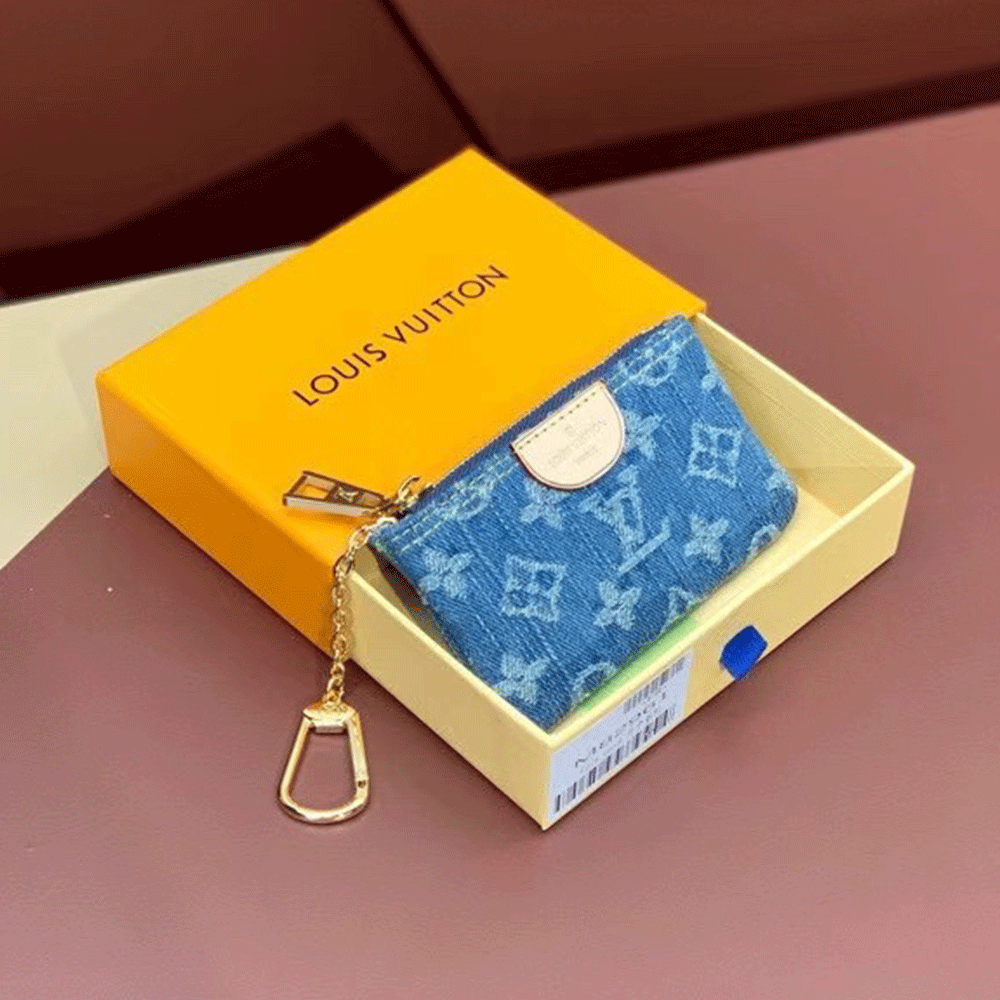Louis Vuitton LV Jacquard Denim Key Bag （Replica）