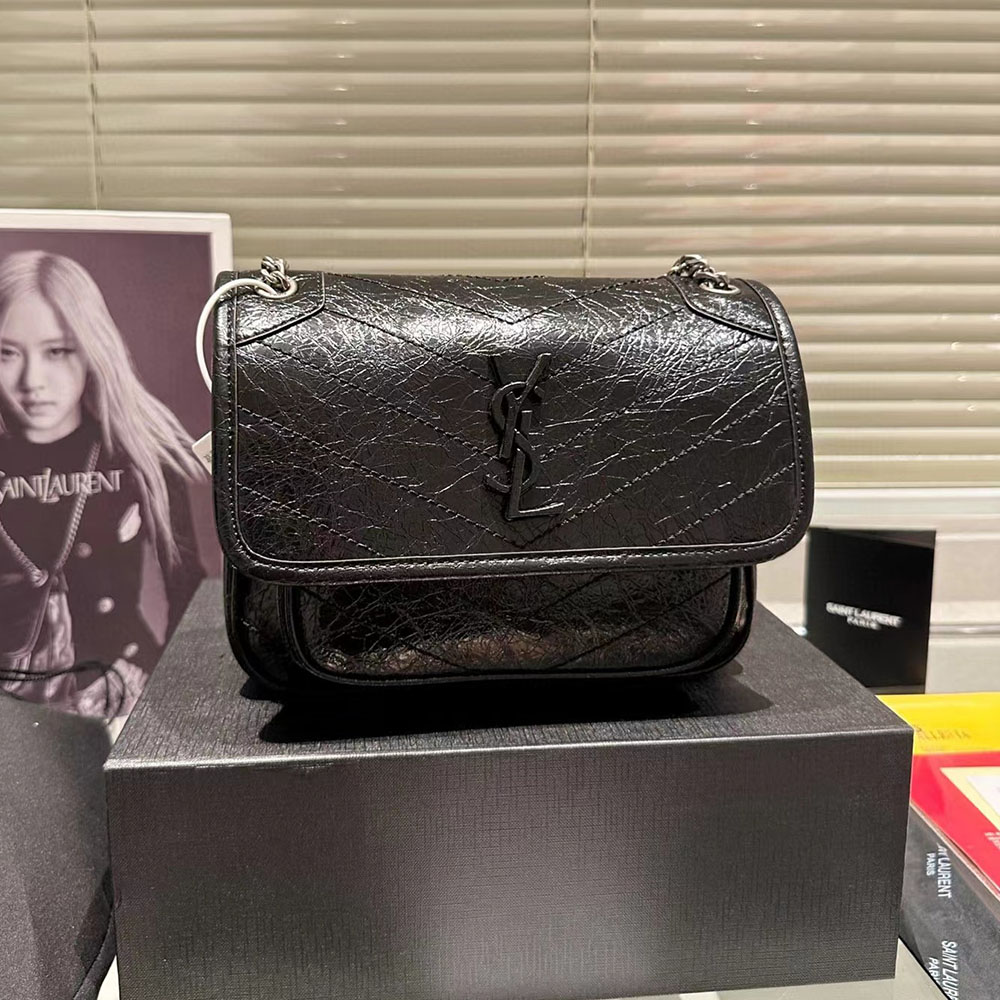 Saint Laurent YSL Niki Baby In Vintage Leather (Replica)