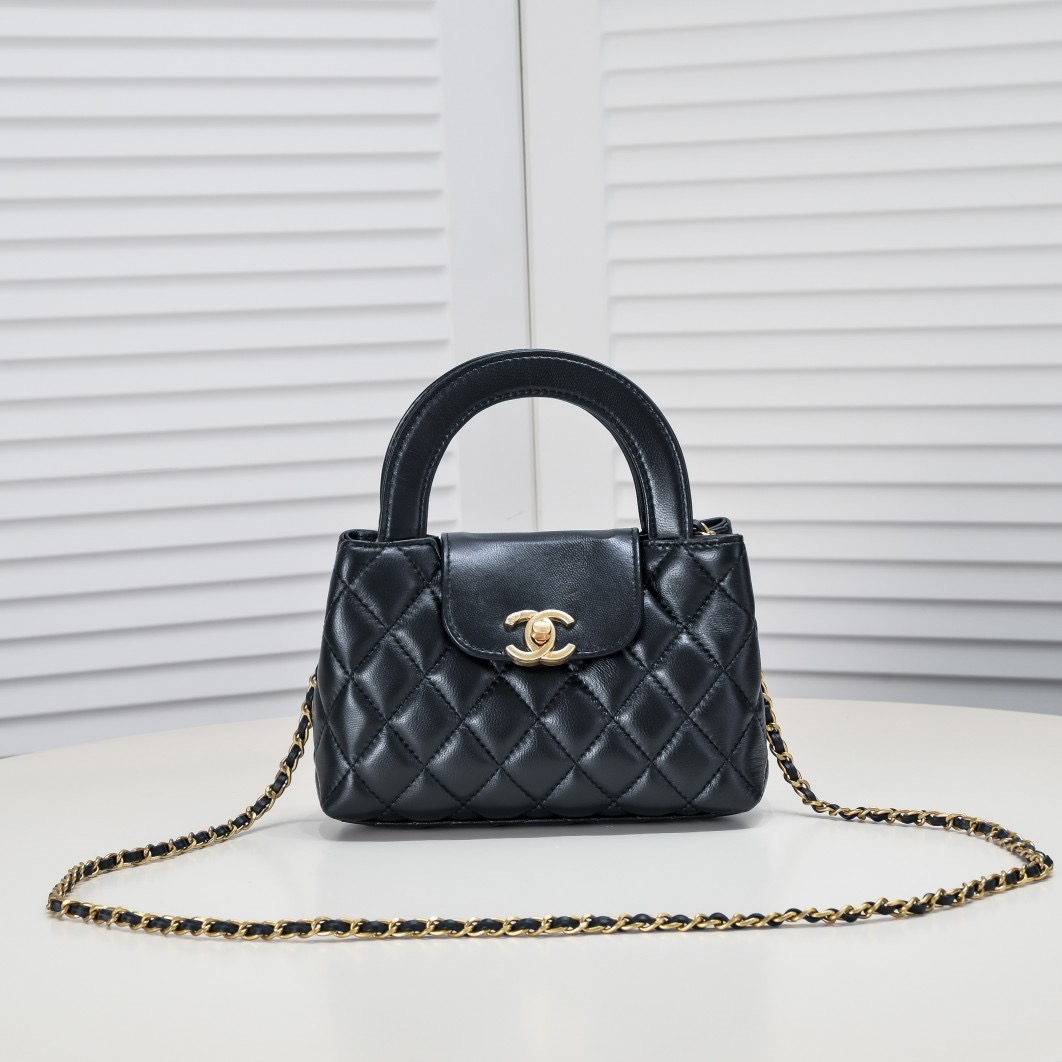 Chanel 23K Kelly Chain Handle Calfskin Handbag(Replica)