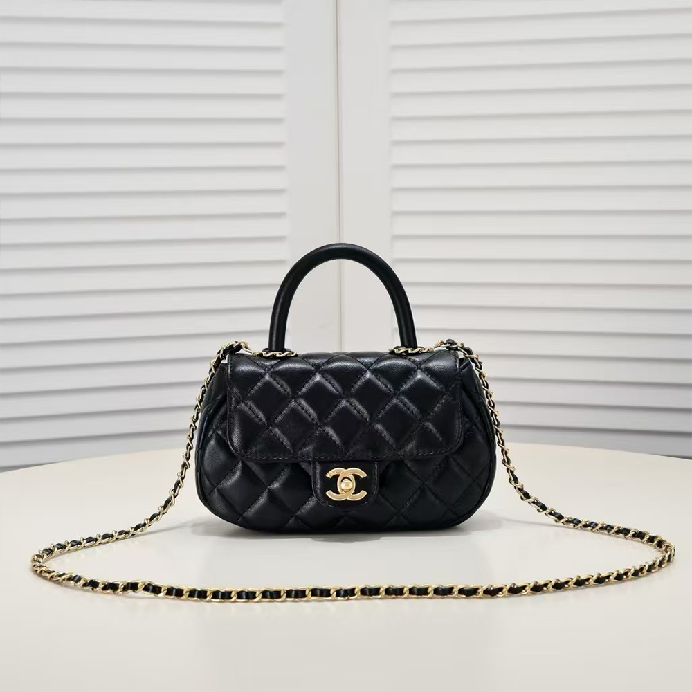 Chanel coco Leather Handle Shoulder Crossbody Bag(Replica)