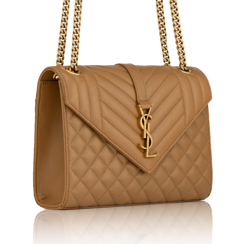 Saint Laurent YSL Envelope Medium 24- Embossed Leather(Replica)