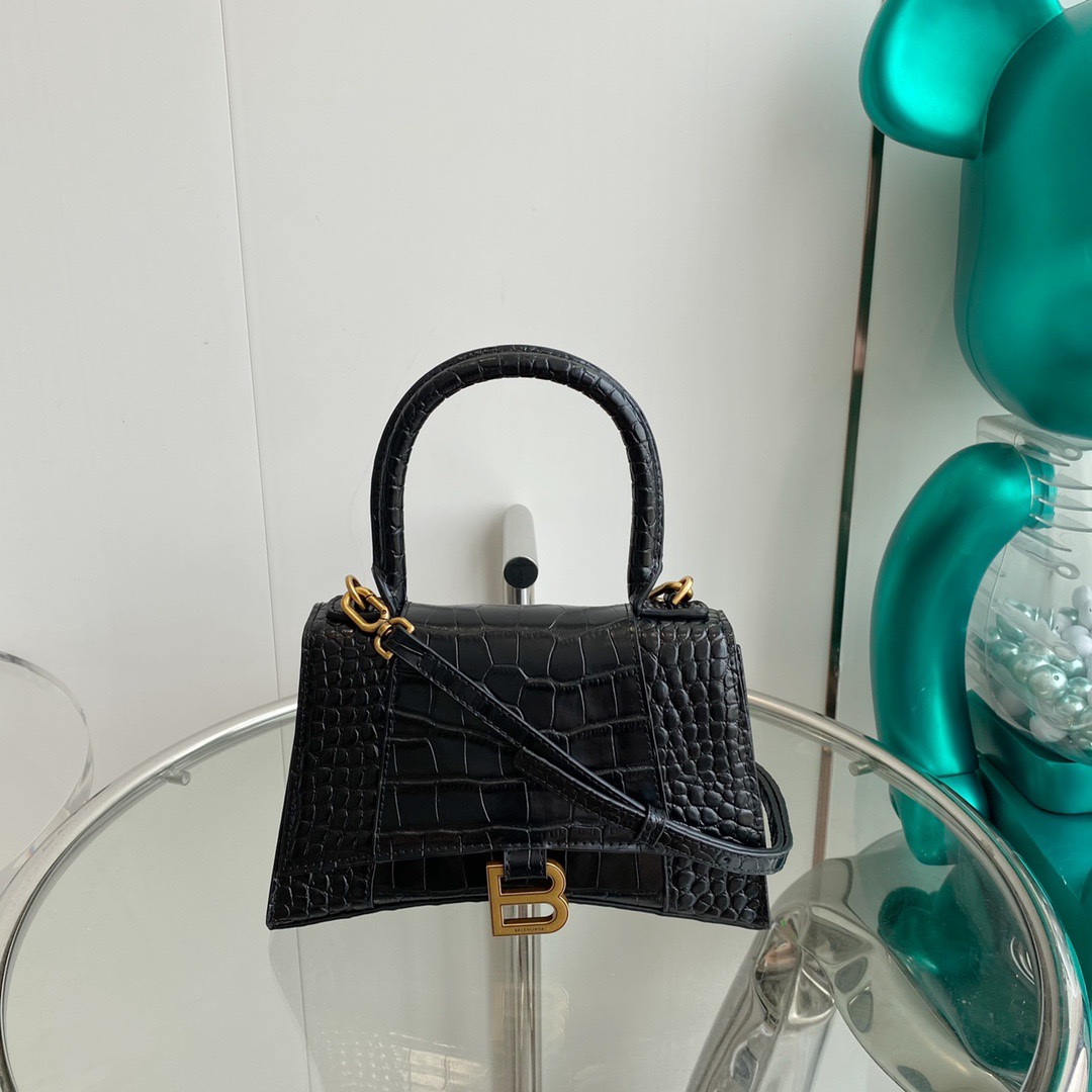 Balenciaga Hourglass Mini&Small Top Handle Bag(Replica)