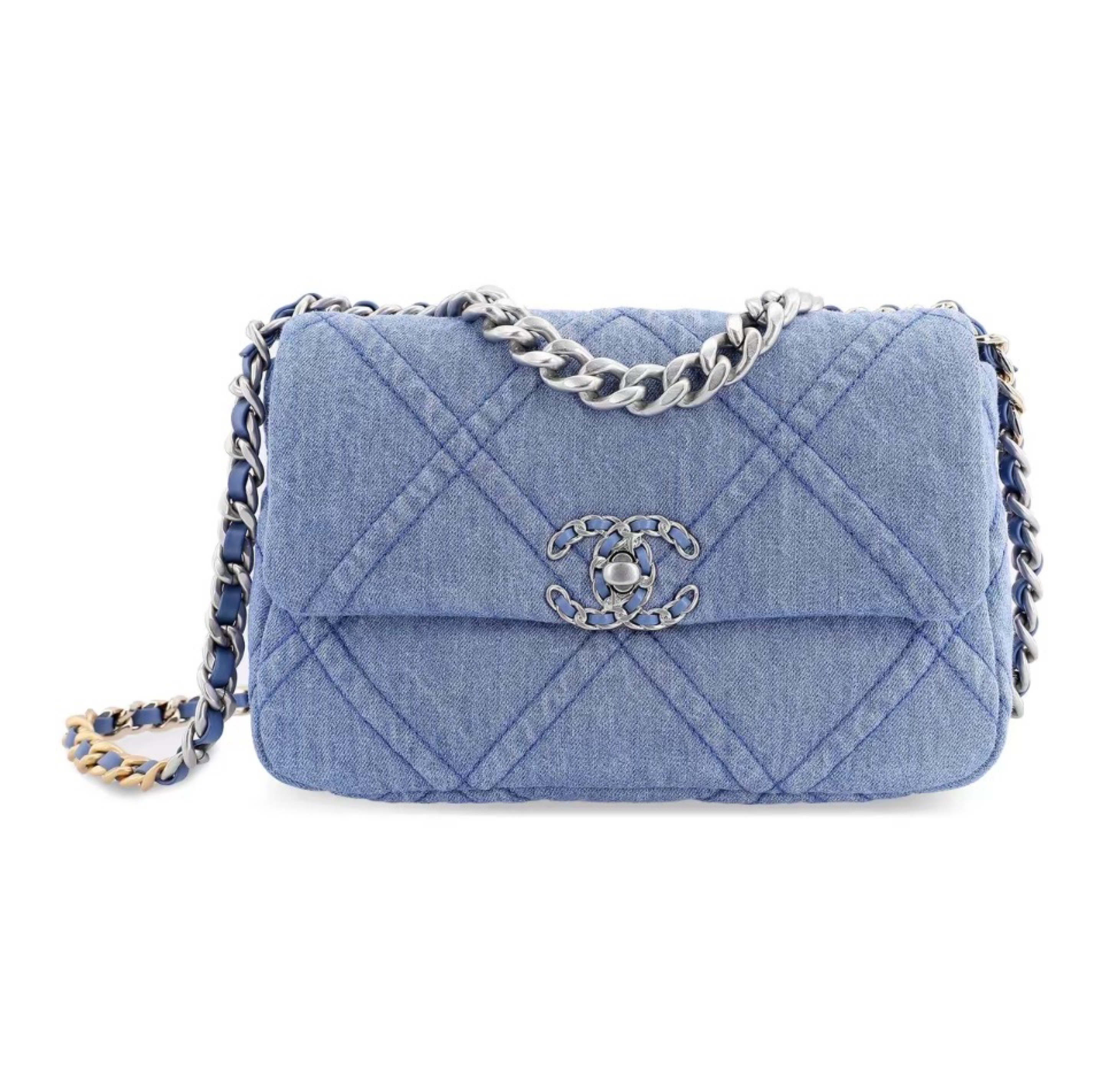 Chanel 19Bag Denim Canvas Handle Crossbody Bag(Replica)