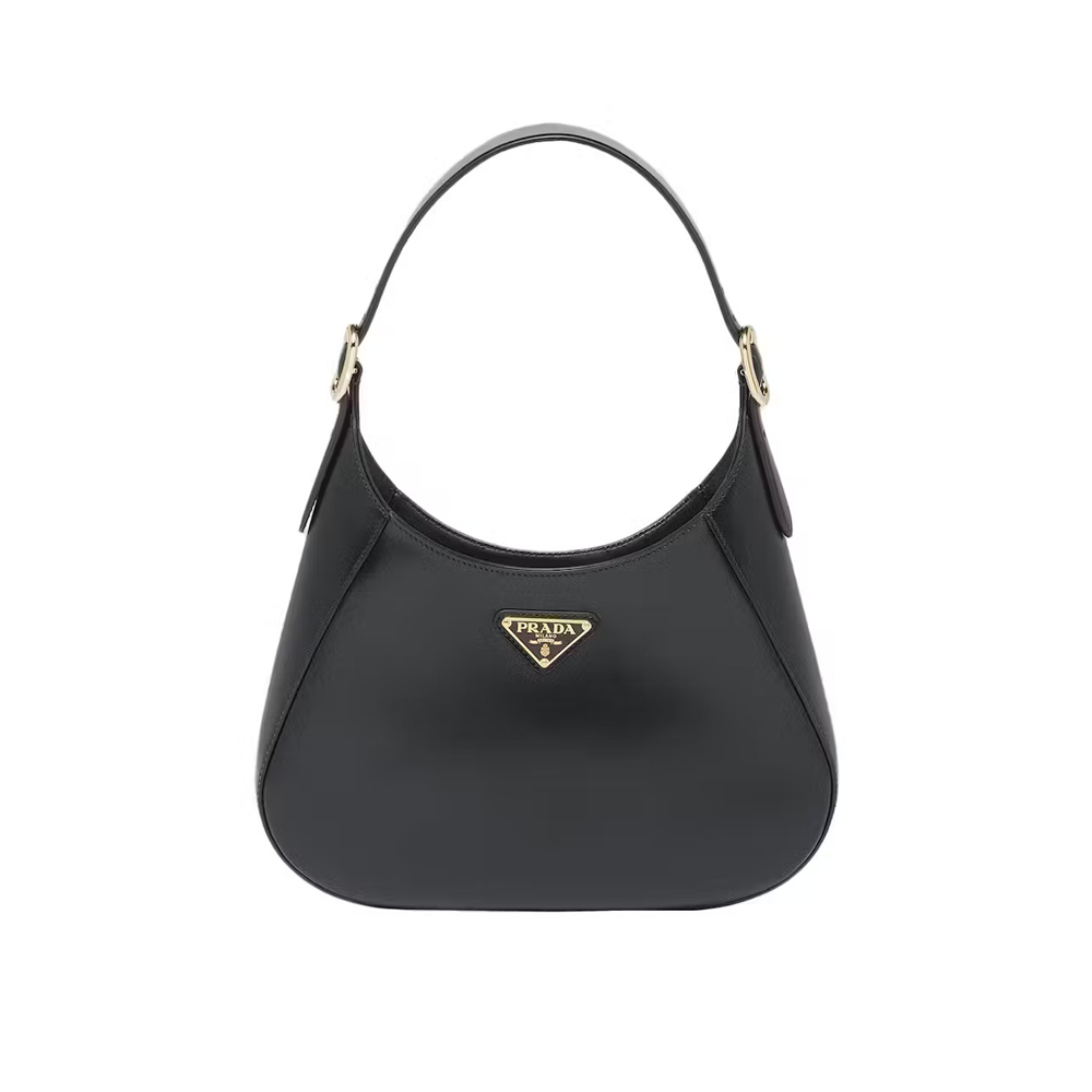 PRADA Calfskin Hobo Bag Shoulder Bag (Replica)