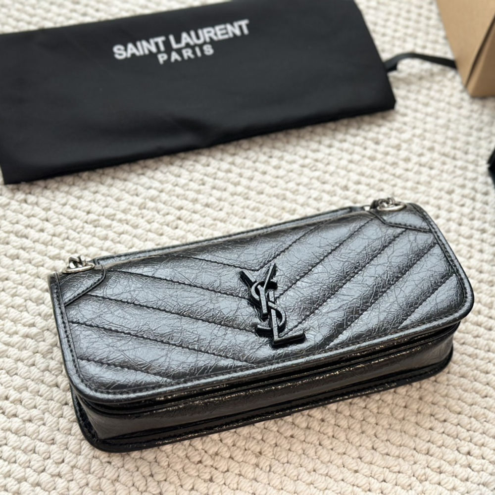 Saint Laurent YSL  Leather Chain Shoulder Bag Crossbody Bag(Replica)