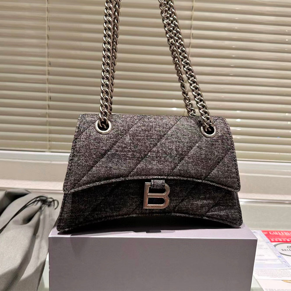 Balenciaga Crush Quilted Denim Bag(Replica)