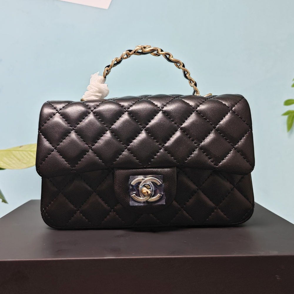 Chanel   bag with handle and flap bags (Replica)
