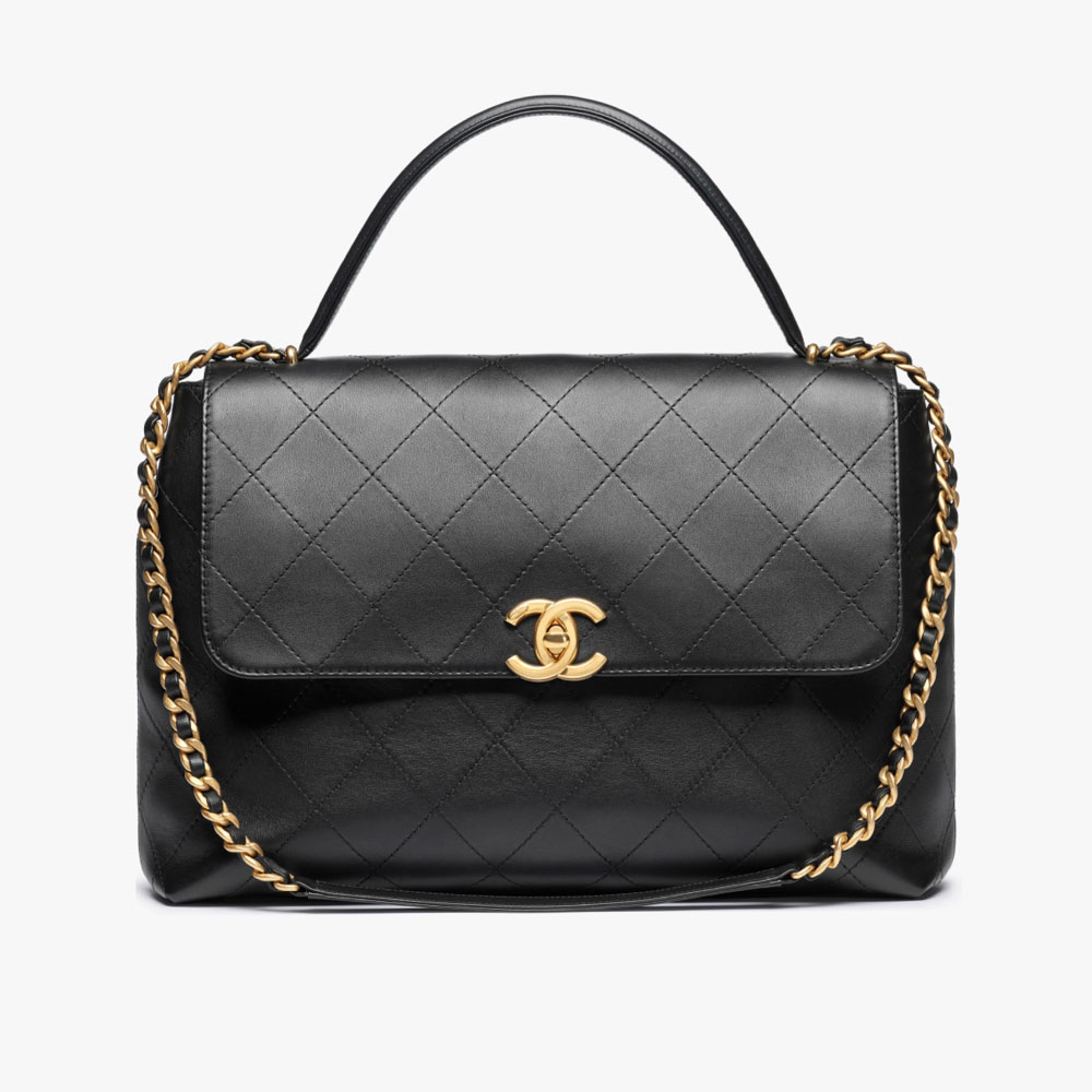 Chanel Maxi Flap Bag with Top Handle(Replica)