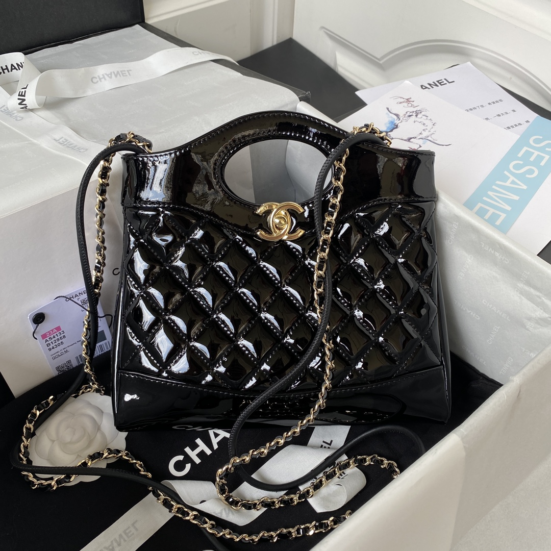Chanel C31 Shopping  Black Calfskin LGHW  (Perfect Replica)