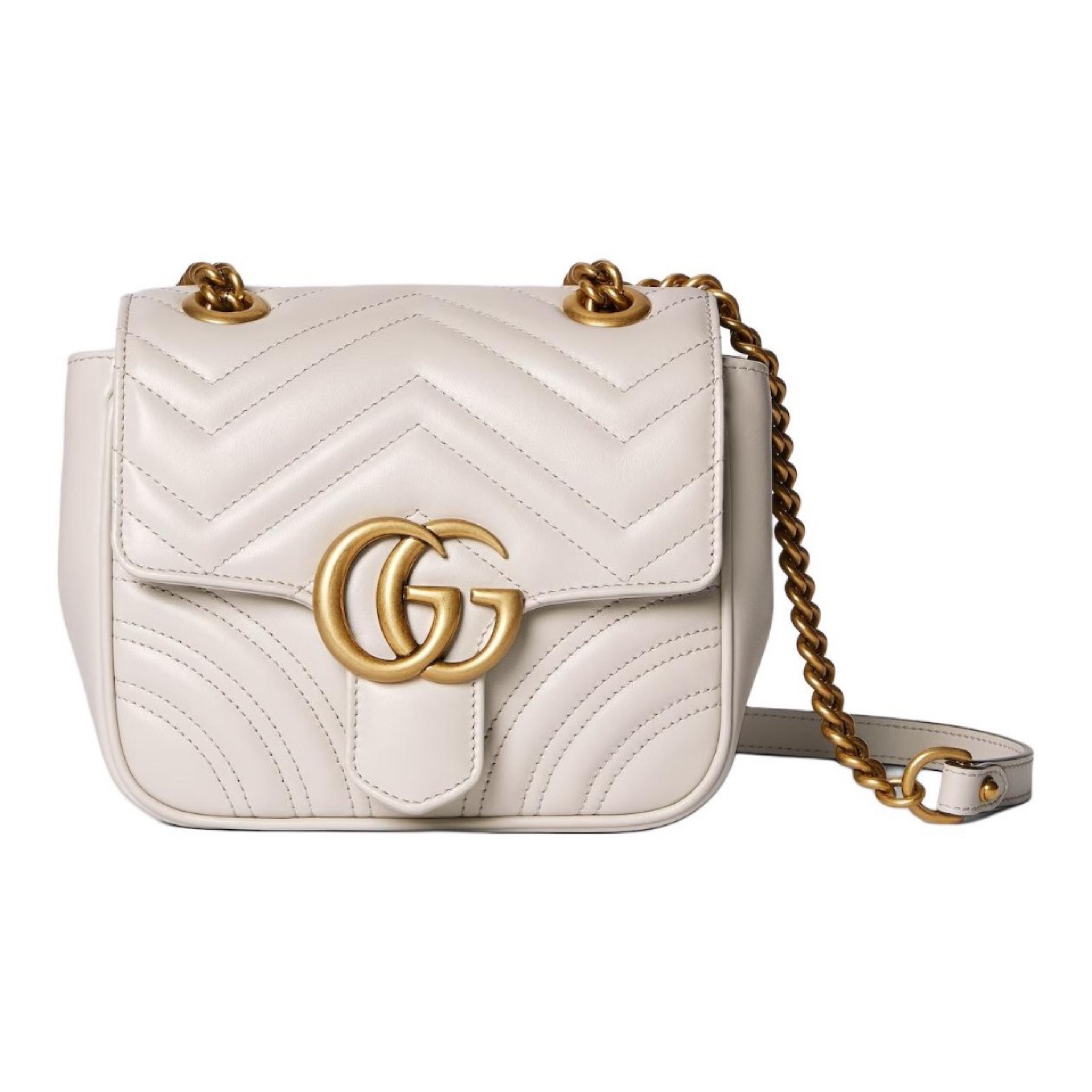 Gucci Marmont GG Leather Shoulder Bag(Replica)