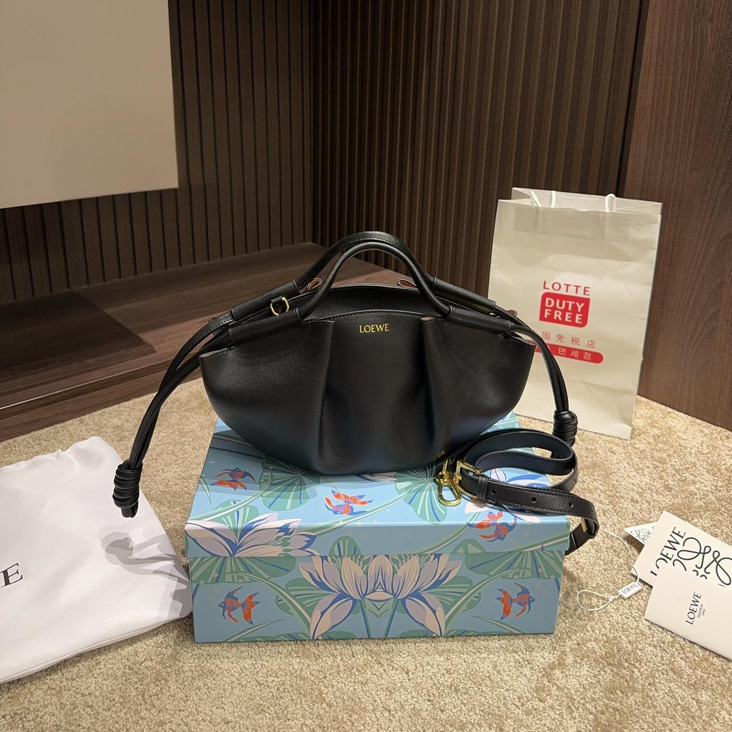 Loewe Shiny Nappa Calfskin Paseo Bag  (Replica)