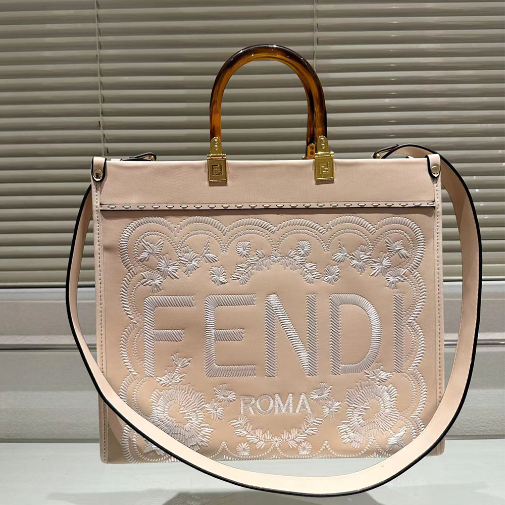 FENDI Sunshine Flower Embroidery Bag Medium(Replica)