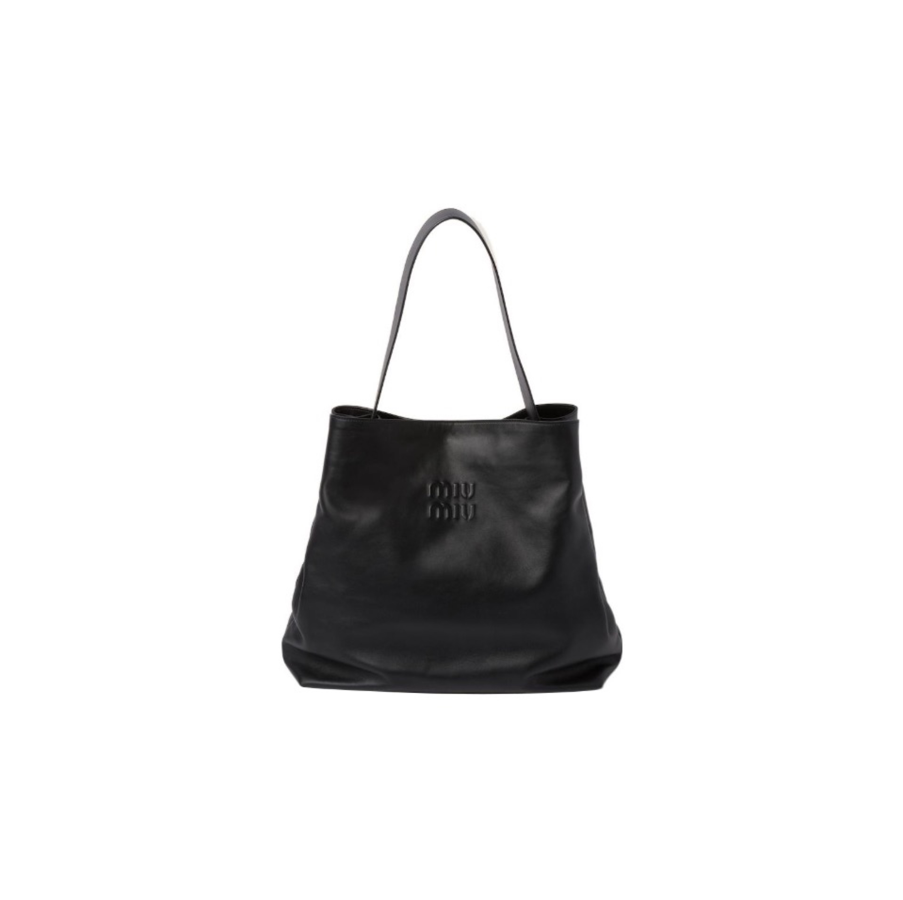 MIU MIU Hobo Leather Shoulder Handbag(Replica)