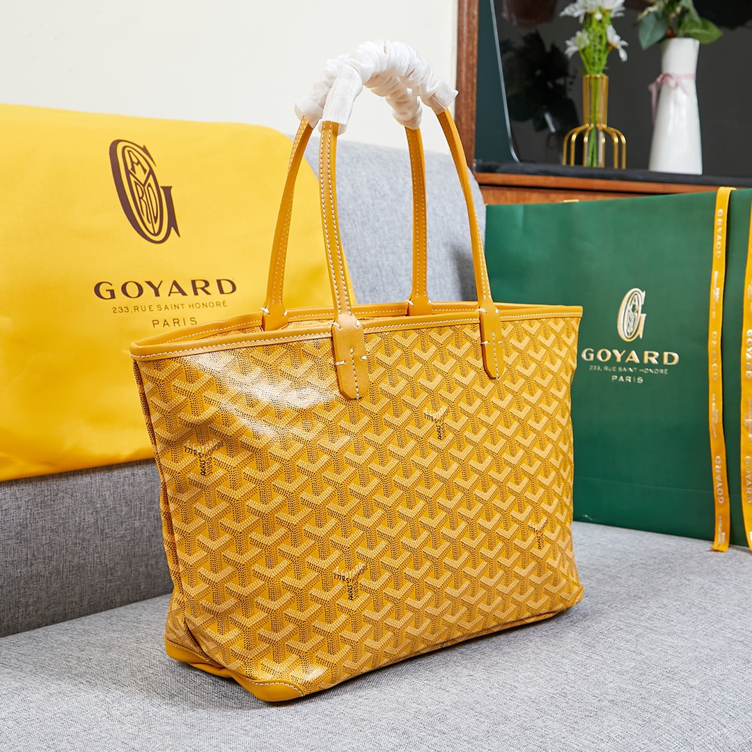 Goyard artois bag yellow