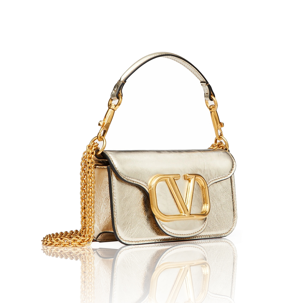 Valentino GARAVANILOcò Metallic Calfskin Bag  (Replica)