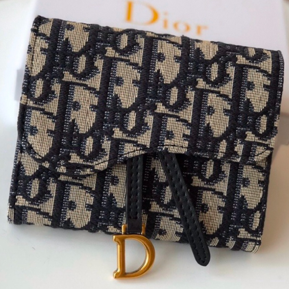 Dior Tri-Fold Snap Wallet(Replica)