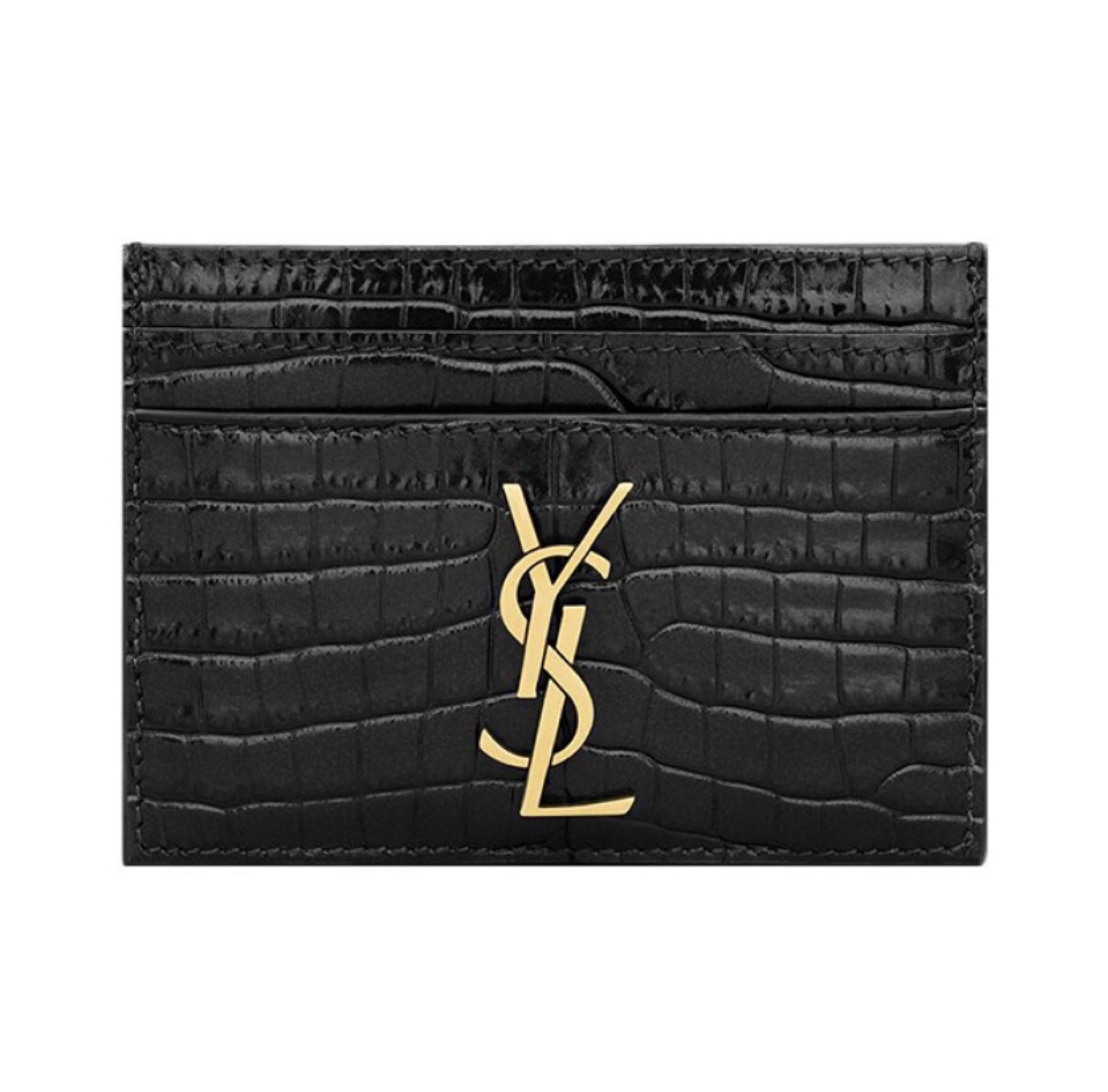 Saint Laurent YSL Crocodile Print Card Bags(Replica)