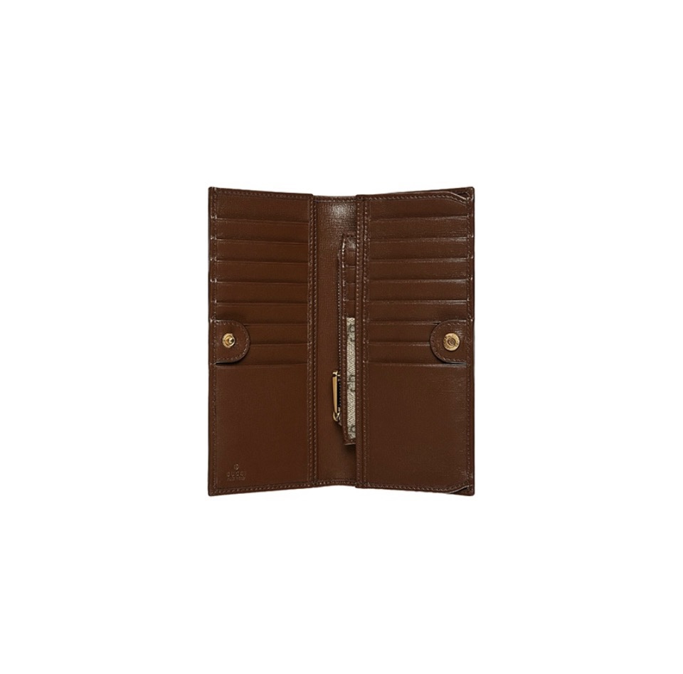 Gucci Unisex GG Long Wallet Interlocking G(Replica)