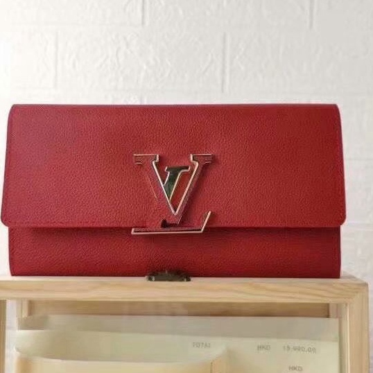 Louis Vuitton LV Capucines Taurillon Wallet（Replica)