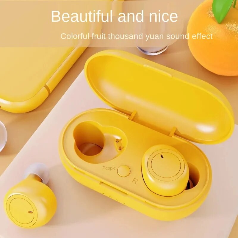 NEW TWS Bluetooth Earphone 5.0 Wireless Headset IPX6 Waterproof Deep Bass Earbuds True Wireless Stereo Headphone Sport Earphones