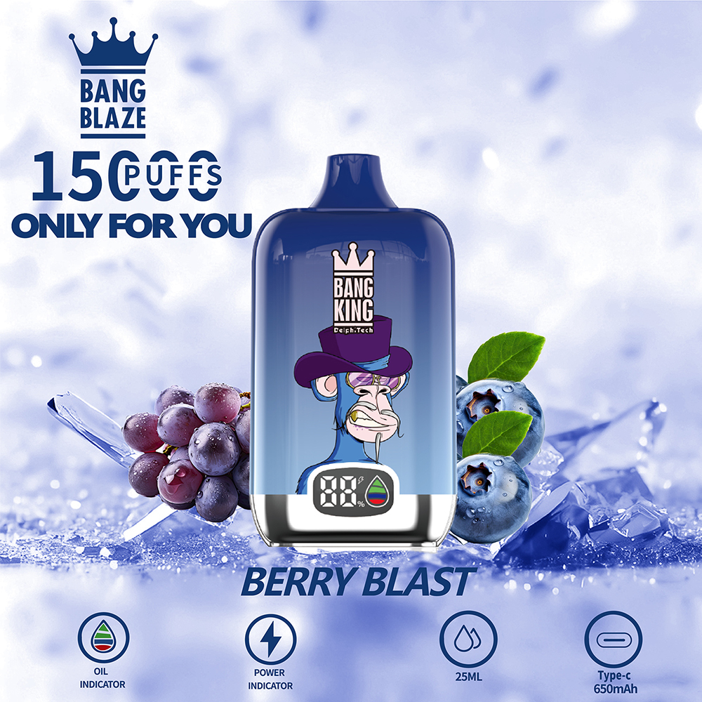 BANG  Digital Box 15000 Puffs Disposable Vape Pod - 25ML(Nic 2%)
