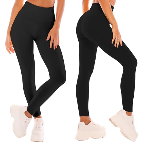 SINOPHANT High Waisted Leggings for Women - Full Length Capri Buttery Soft Yoga Pants for Workout Athletic