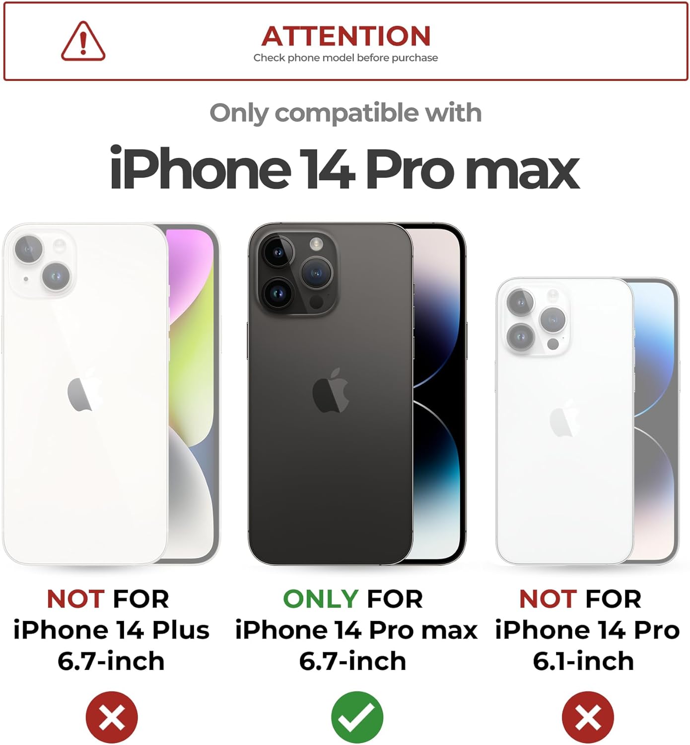 Dexnor 适用于 iPhone 17 Pro 手机壳,[2 个前框和内置翻盖相机盖和支架],兼容 MagSafe,重型坚固防震保护套带屏幕保护膜,6.3 英寸黑色