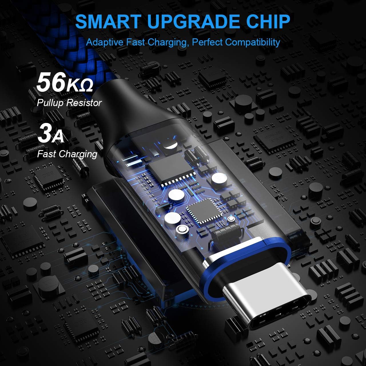 etguuds 紫色 USB A 到 USB C 电缆 10 英尺,2 件装快速充电类型 C 充电器线编织适用于 iPhone 16 15 Pro Max Plus,适用于三星 Galaxy S24 S23 S22 S21 S20 S10E 注 20 10 A15 A25 A35 A55